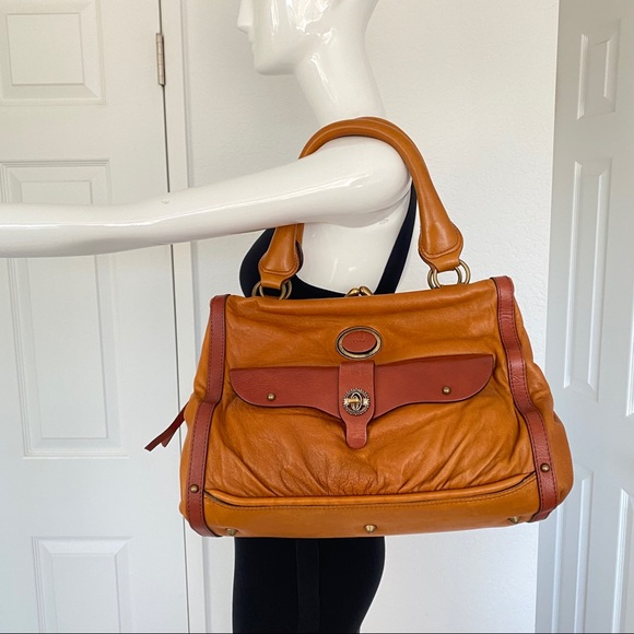 Chloe cognac 3 compartments front pocket tote - Picture 10 of 15